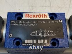 Vanne directionnelle à double solénoïde hydraulique Rexroth R900567497 D'OCCASION