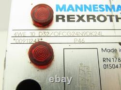 Vanne directionnelle à solénoïde hydraulique Rexroth 4WE10D32/OFCG24N9DK24L 24VDC 1.46A