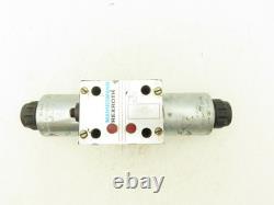 Vanne directionnelle à solénoïde hydraulique Rexroth 4WE10D32/OFCG24N9DK24L 24VDC 1.46A