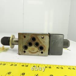 Vanne directionnelle hydraulique 4WE10E33/CW110N9K4 4/3 voies Mannesmann Rexroth 120V