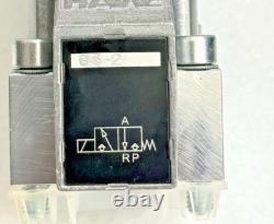 Vanne directionnelle hydraulique HAWE G3-2 à siège 7500003800 24V CC G-3-2-G 24