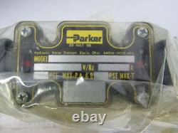 Vanne directionnelle hydraulique Parker D1VW 8C NYC F 5 -75 3 positions 120VAC neuve