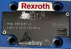Vanne directionnelle hydraulique Rexroth 4WE6 H 6X/E G24N9K4 R983031143