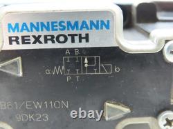 Vanne directionnelle hydraulique Rexroth 4WE6RB61/EW110N9DK23 à solénoïde simple 110V