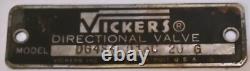Vanne directionnelle hydraulique Vickers DG4S4 016C 20 G (451)