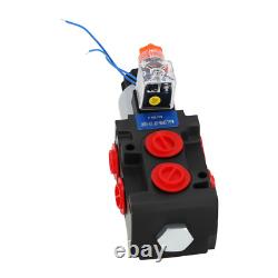 Vanne directionnelle hydraulique industrielle 12V CC 6 ports 13GPM 3625PSI montage DIN