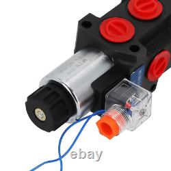 Vanne directionnelle hydraulique industrielle 12V CC 6 ports 13GPM 3625PSI montage DIN