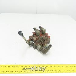 Vanne directionnelle hydraulique manuelle à retour par ressort de bobine Position 2 Kontak 1