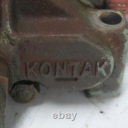 Vanne directionnelle hydraulique manuelle à retour par ressort de bobine Position 2 Kontak 1