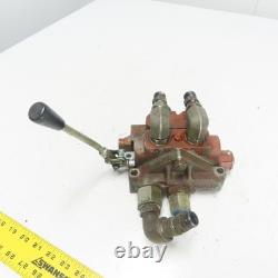 Vanne directionnelle hydraulique manuelle à retour par ressort de bobine Position 2 Kontak 1