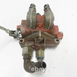 Vanne directionnelle hydraulique manuelle à retour par ressort de bobine Position 2 Kontak 1