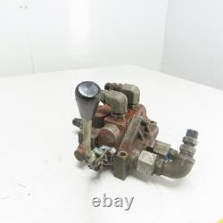 Vanne directionnelle hydraulique manuelle à retour par ressort de bobine Position 2 Kontak 1