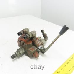 Vanne directionnelle hydraulique manuelle à retour par ressort de bobine Position 2 Kontak 1