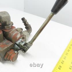 Vanne directionnelle hydraulique manuelle à retour par ressort de bobine Position 2 Kontak 1