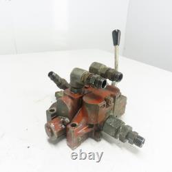 Vanne directionnelle hydraulique manuelle à retour par ressort de bobine Position 2 Kontak 1