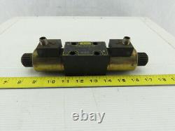 Vanne électromagnétique de contrôle directionnel hydraulique Parker D1VW4CNJDLJ575 350 Bar