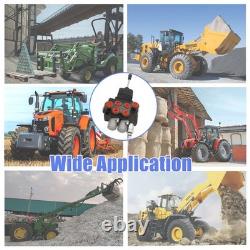 Vanne hydraulique à 2 bobines, vanne de contrôle directionnel hydraulique, 11 gpm hydraulique Jo