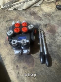 Vanne hydraulique à 2 éléments de commande directionnelle, joystick de 11GPM