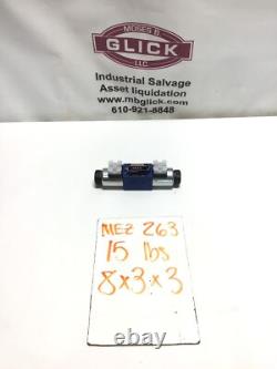 Vanne hydraulique à solénoïde Rexroth 4WE 6 E62/EG125N9K4 R900945138