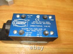 Vanne hydraulique directionnelle Continental Hydraulics VS5M-5A-GB-60L-K NOUVEAU