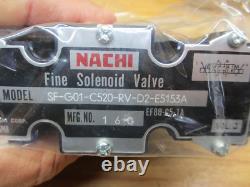 Vanne hydraulique directionnelle à solénoïde Nachi SF-G01-C520-RV-D2-E5153A NEUVE