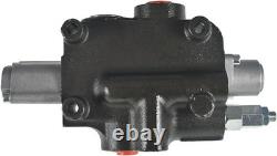 Vanne hydraulique double effet durable, 21 GPM et 3600 PSI pour tracteurs et fendeuses