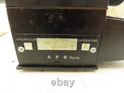 Vanne pilote à solénoïde directionnelle hydraulique Parker D1VW20H570YF 2-Pos D03 120V