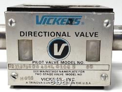 Vanne pilote directionnelle hydraulique Vickers 02119796DG4S4L018GB-60