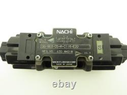 Vanne solénoïde de contrôle directionnel hydraulique Nachi 115VAC