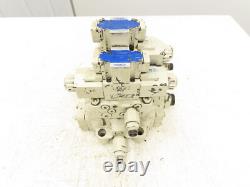 Vanne solénoïde directionnelle Yuken DSG-01, ensemble de collecteur hydraulique à 3 stations 24VDC