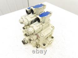 Vanne solénoïde directionnelle Yuken DSG-01, ensemble de collecteur hydraulique à 3 stations 24VDC