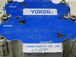 Vanne solénoïde directionnelle Yuken DSG-01, ensemble de collecteur hydraulique à 3 stations 24VDC