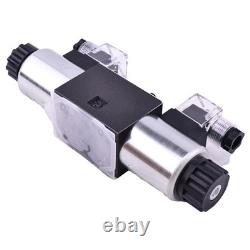 Vanne solénoïde directionnelle hydraulique D1VW015CNJW91 pour chargeur de grue Parker 24V