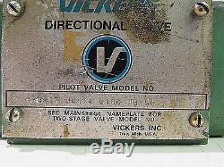 Vickers 434917 Dg4s4 016c Wb 50 Hydraulique Directionnel Vanne De Régulation Bonne