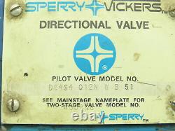 Vickers Dg4s4-012n-w-b-51 Commande Directionnelle Hydraulique Vanne Solénoïde D05 120v