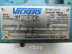 Vickers Dg5s-8-33c-m-fpa5wl-b5-30 Valve De Commande Directionnelle Hydraulique 3000 Psi
