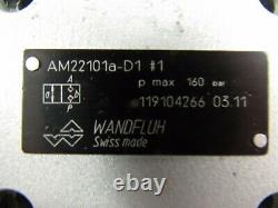 Wandfluh Am22101a-d1 #1 Sin60v Valvennb De Commande Directionnelle Hydraulique
